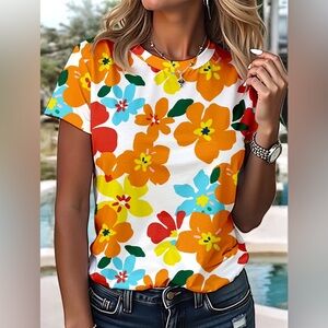 Floral Multicolor T-Shirt